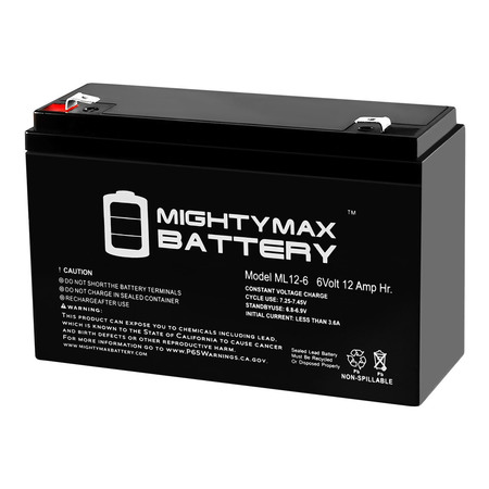 MIGHTY MAX BATTERY ML12-6F2CHRGR330